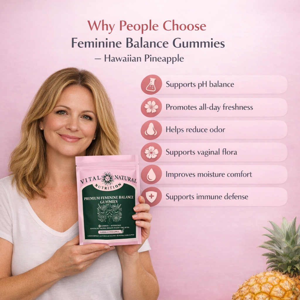 Feminine Balance Gummies | Hawaiian Pineapple