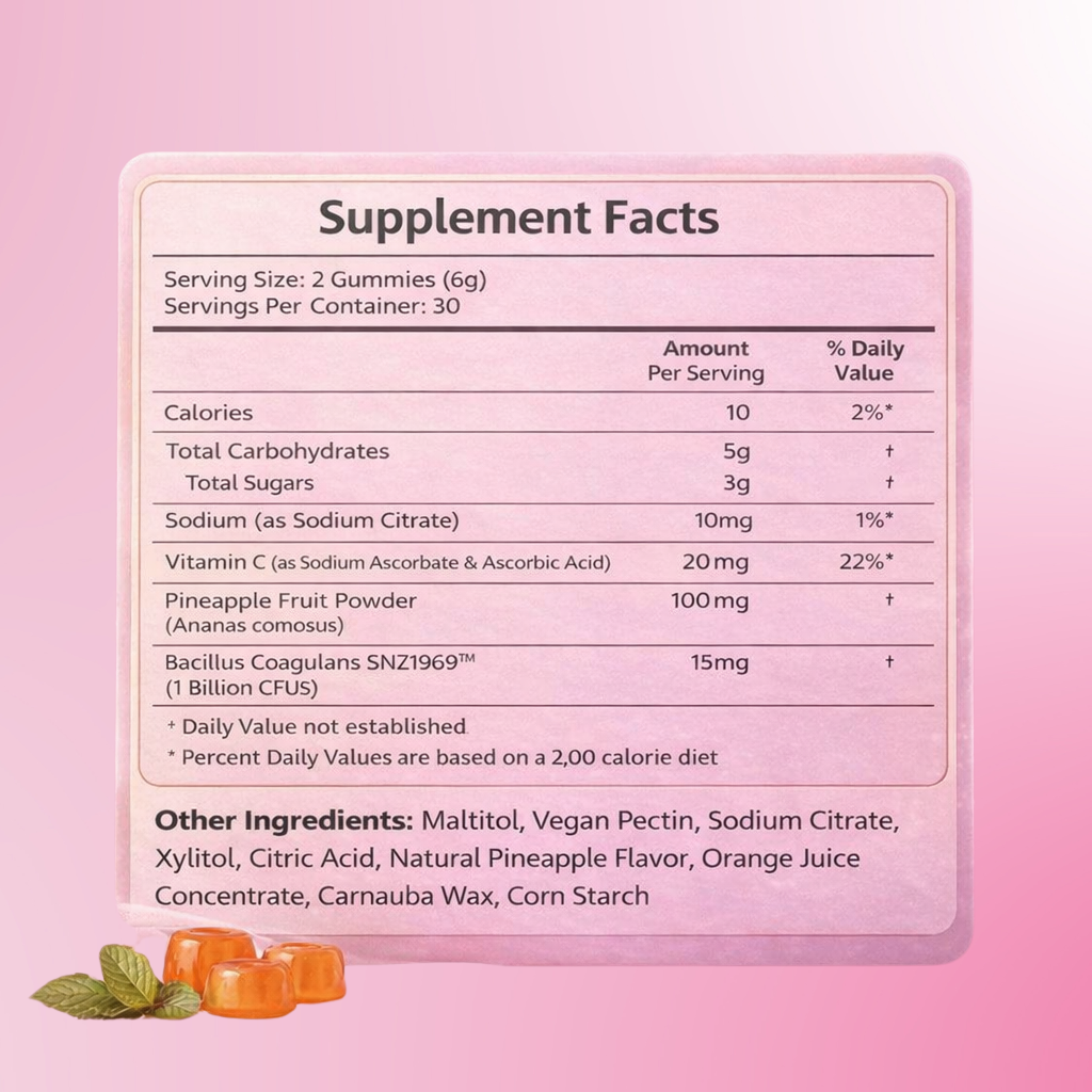 Feminine Balance Gummies | Hawaiian Pineapple